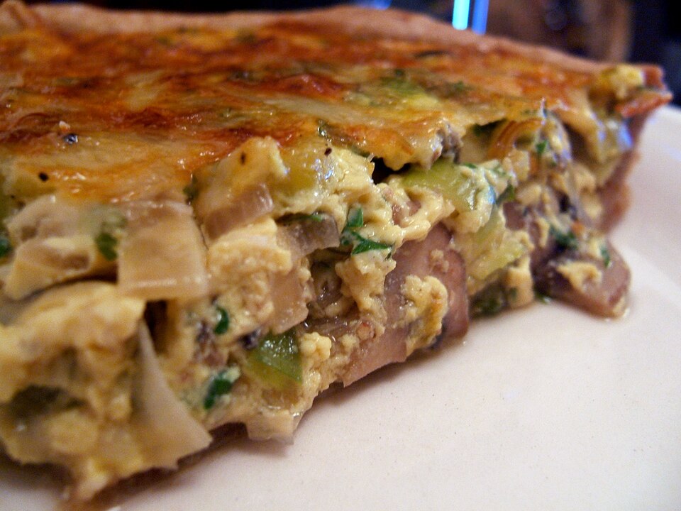 Quiche aux poireaux