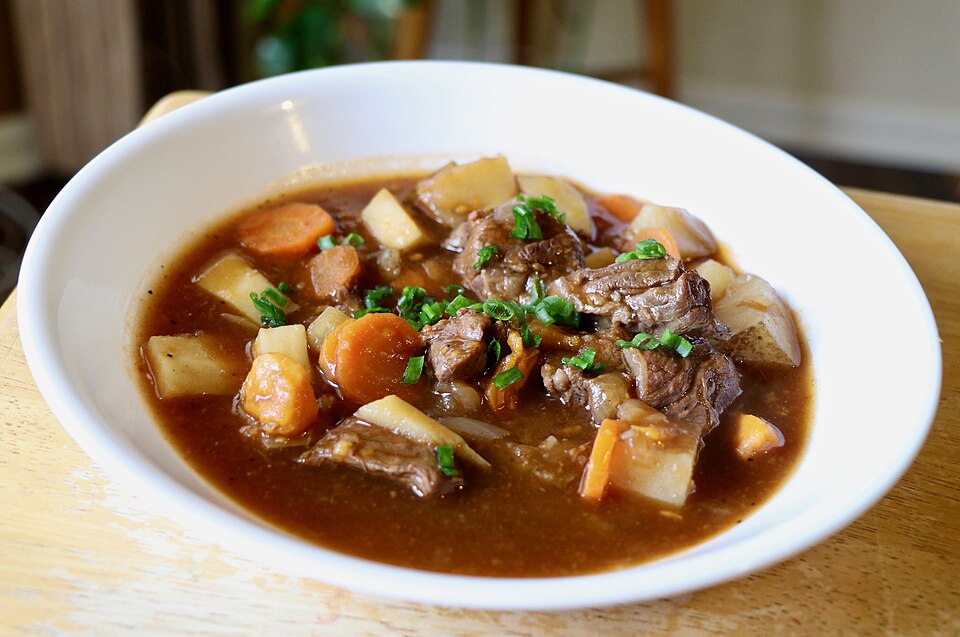 Ragoût de bœuf aux légumes racines