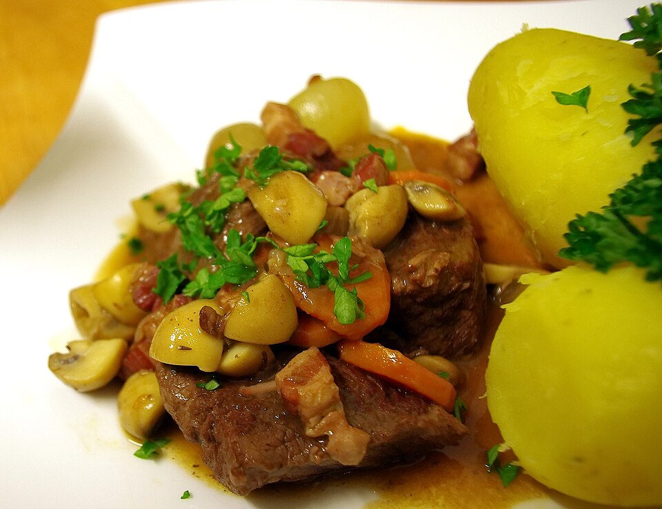 Ragoût de bœuf aux légumes racines