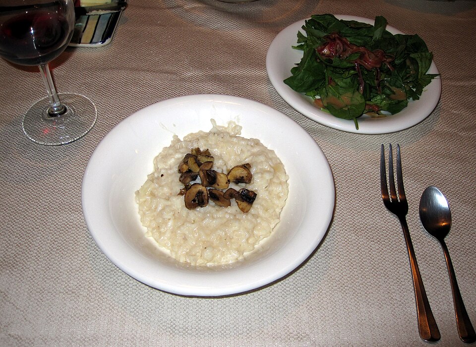 Risotto aux champignons