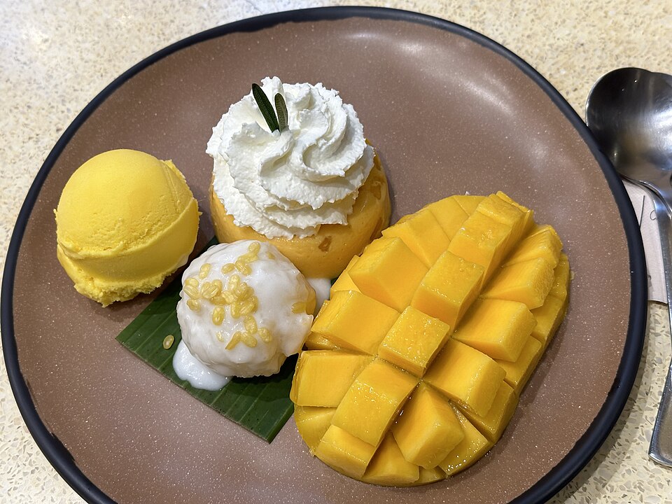Riz au lait à la mangue