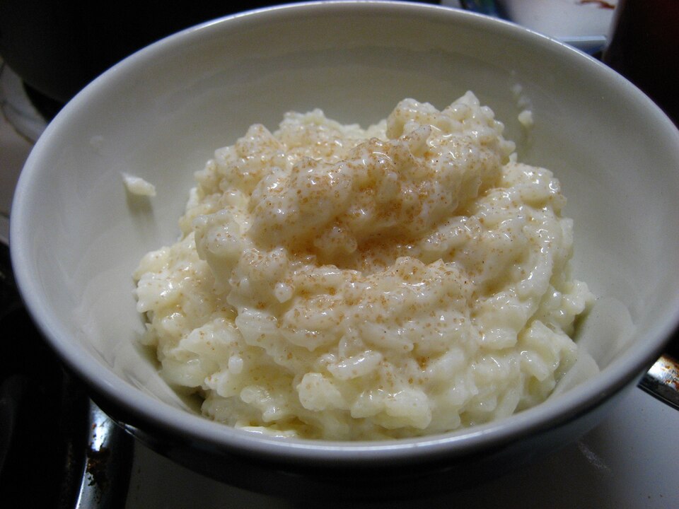 Riz au lait à la vanille