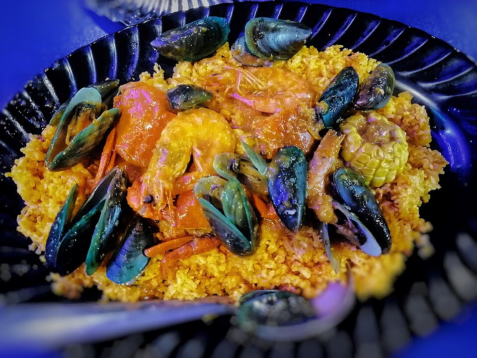 Riz aux fruits de mer façon paella express