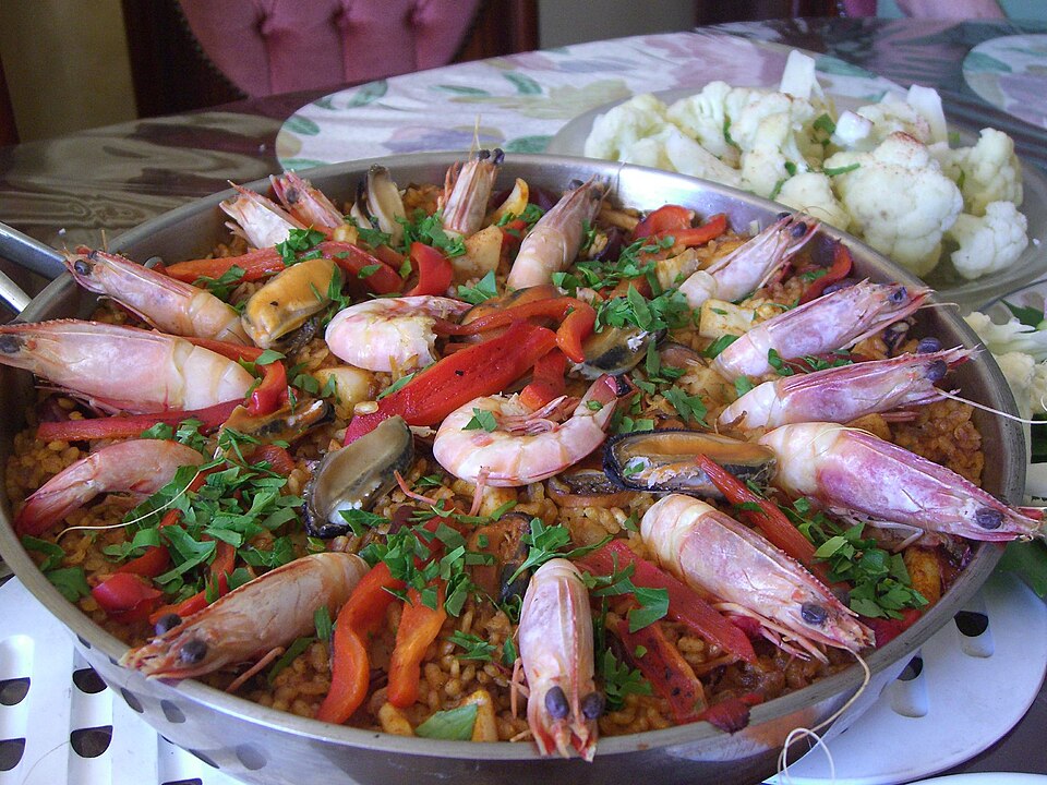 Riz aux fruits de mer façon paella express