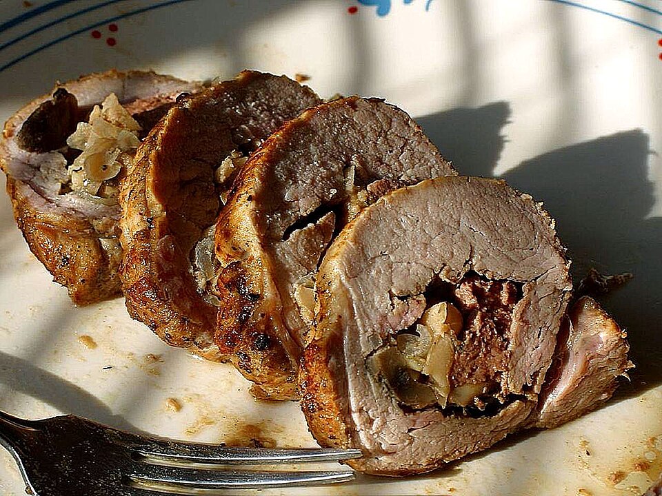 Rôti de porc farci aux pruneaux