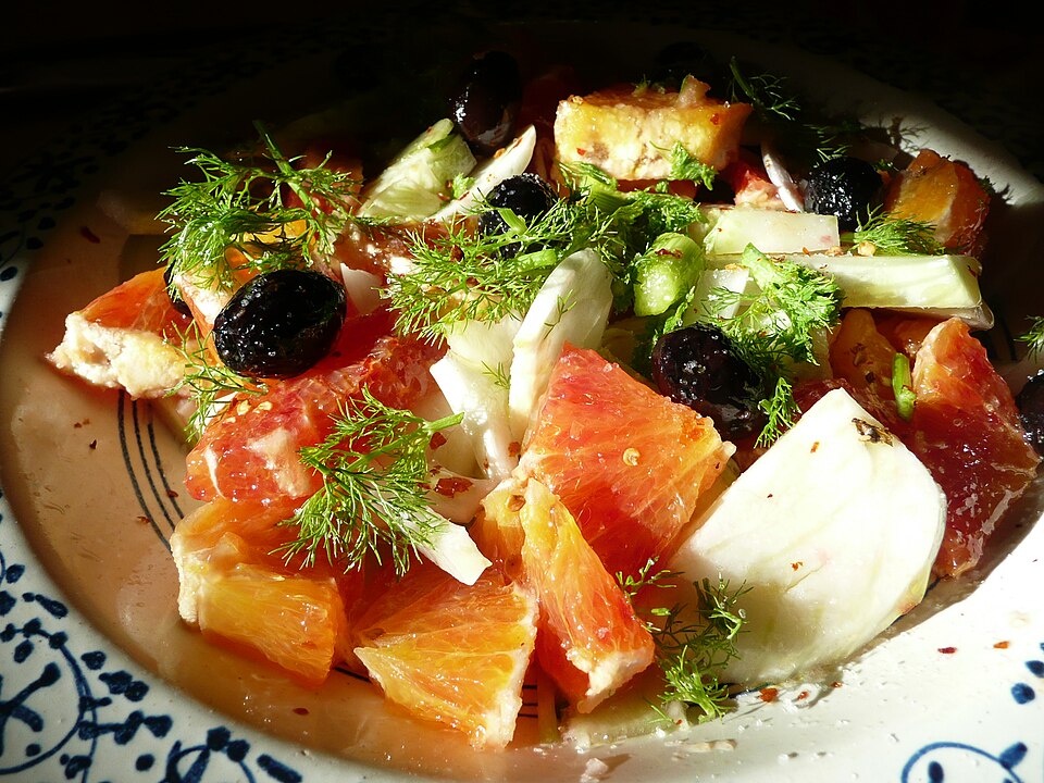 Salade d'oranges à la cannelle