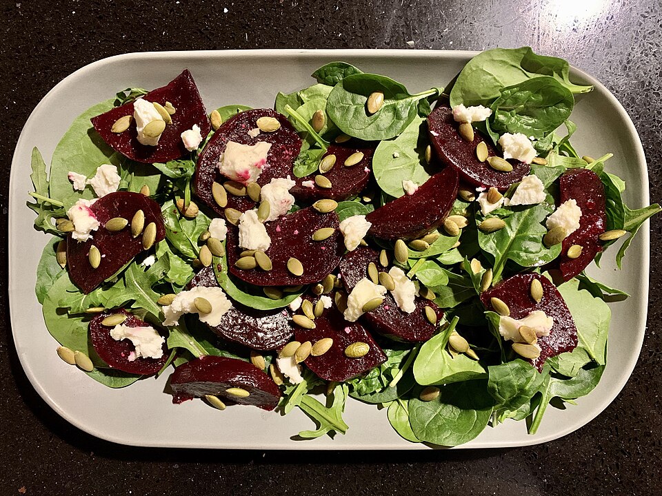 Salade de betteraves et chèvre