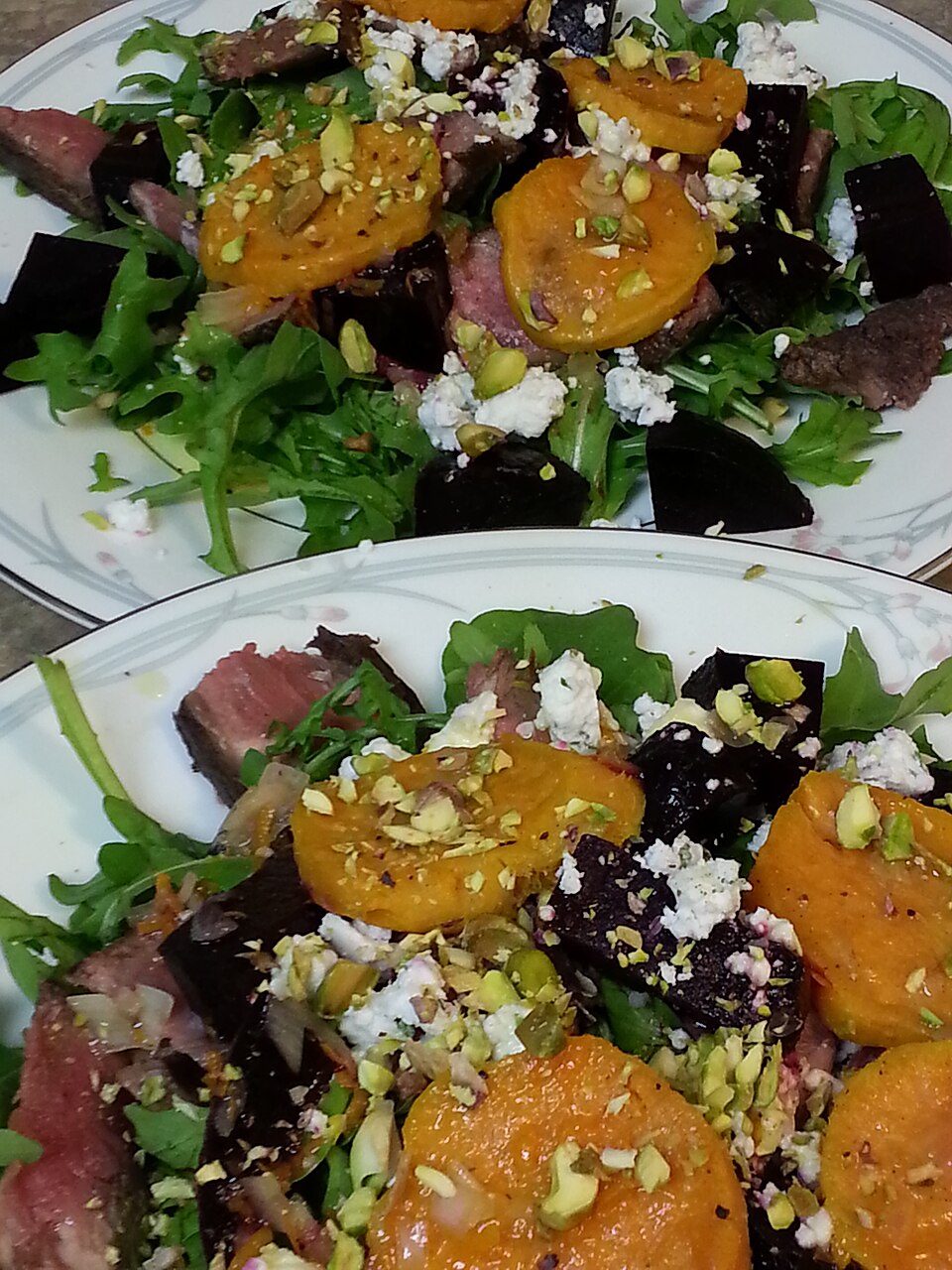 Salade de betteraves multicolores