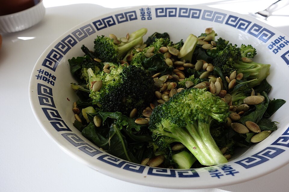 Salade de brocolis croquants et amandes