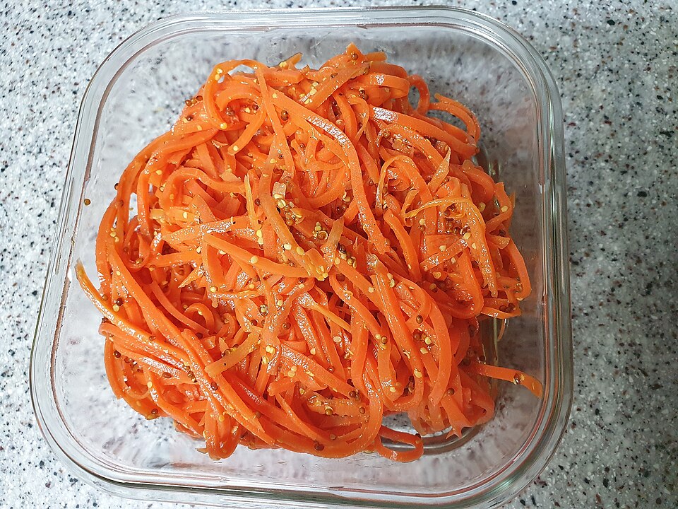 Salade de carottes à l'orientale