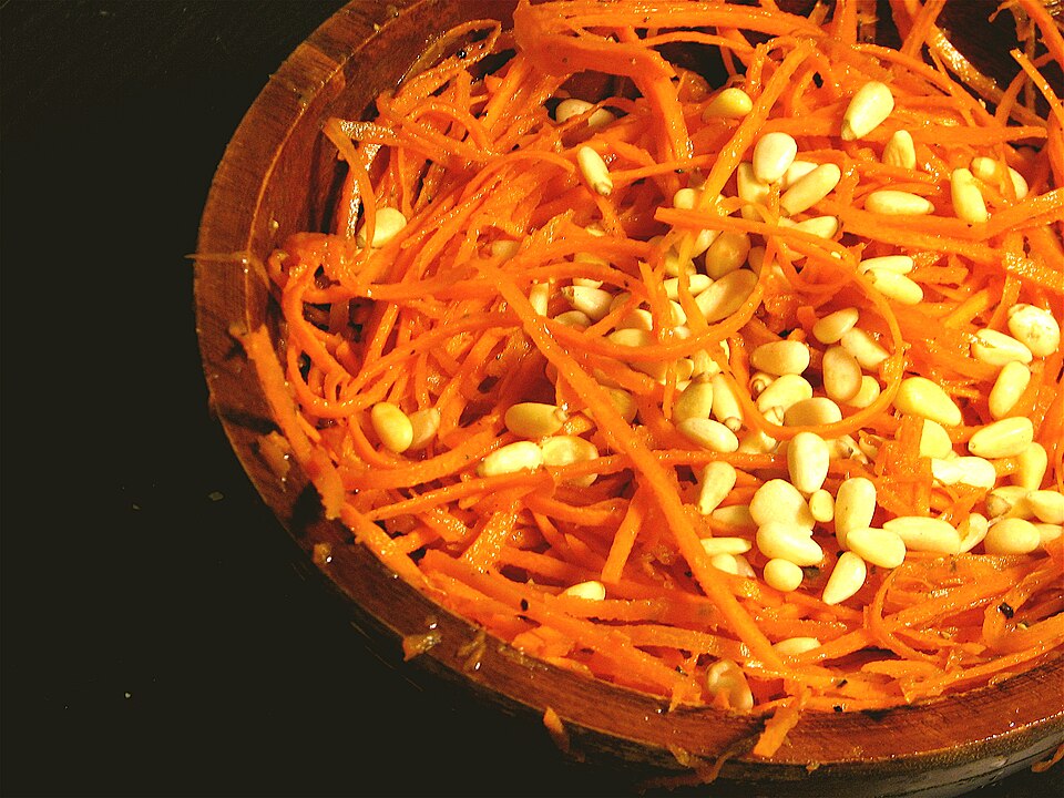Salade de carottes à l'orientale