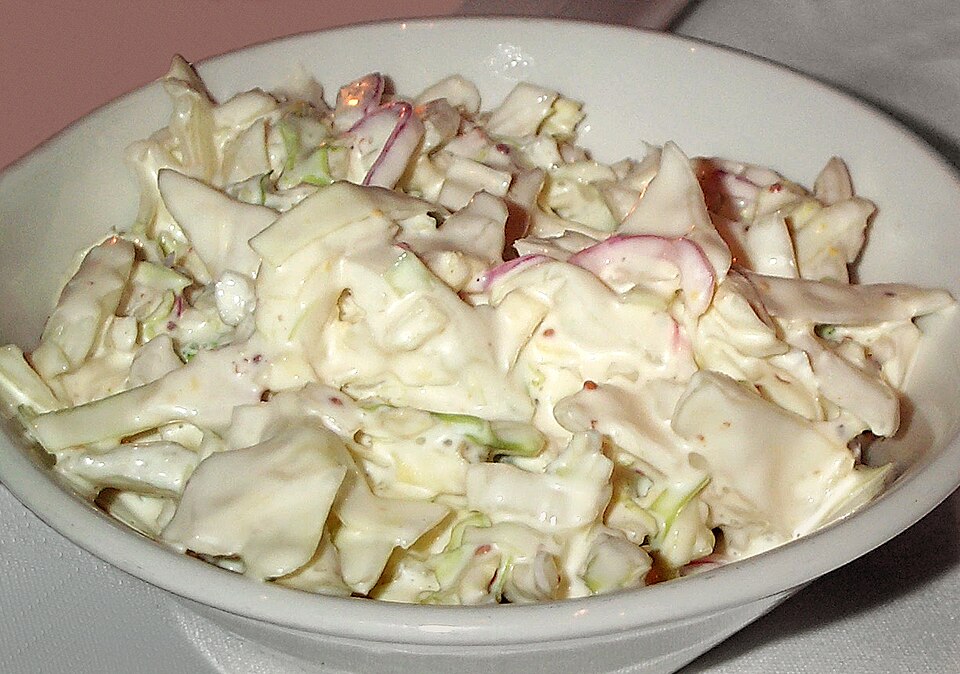 Salade de chou blanc croquant (coleslaw)
