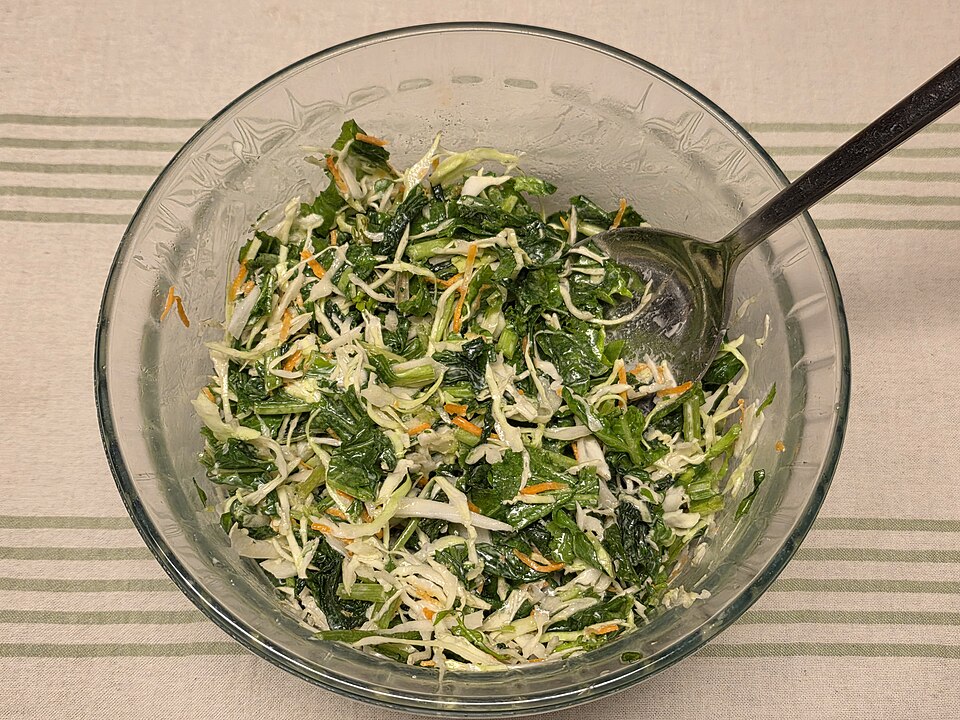 Salade de chou blanc croquant (coleslaw)
