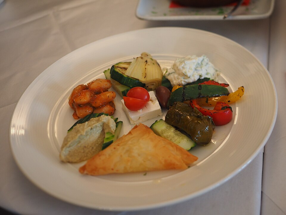 Salade de courgettes grillées et feta