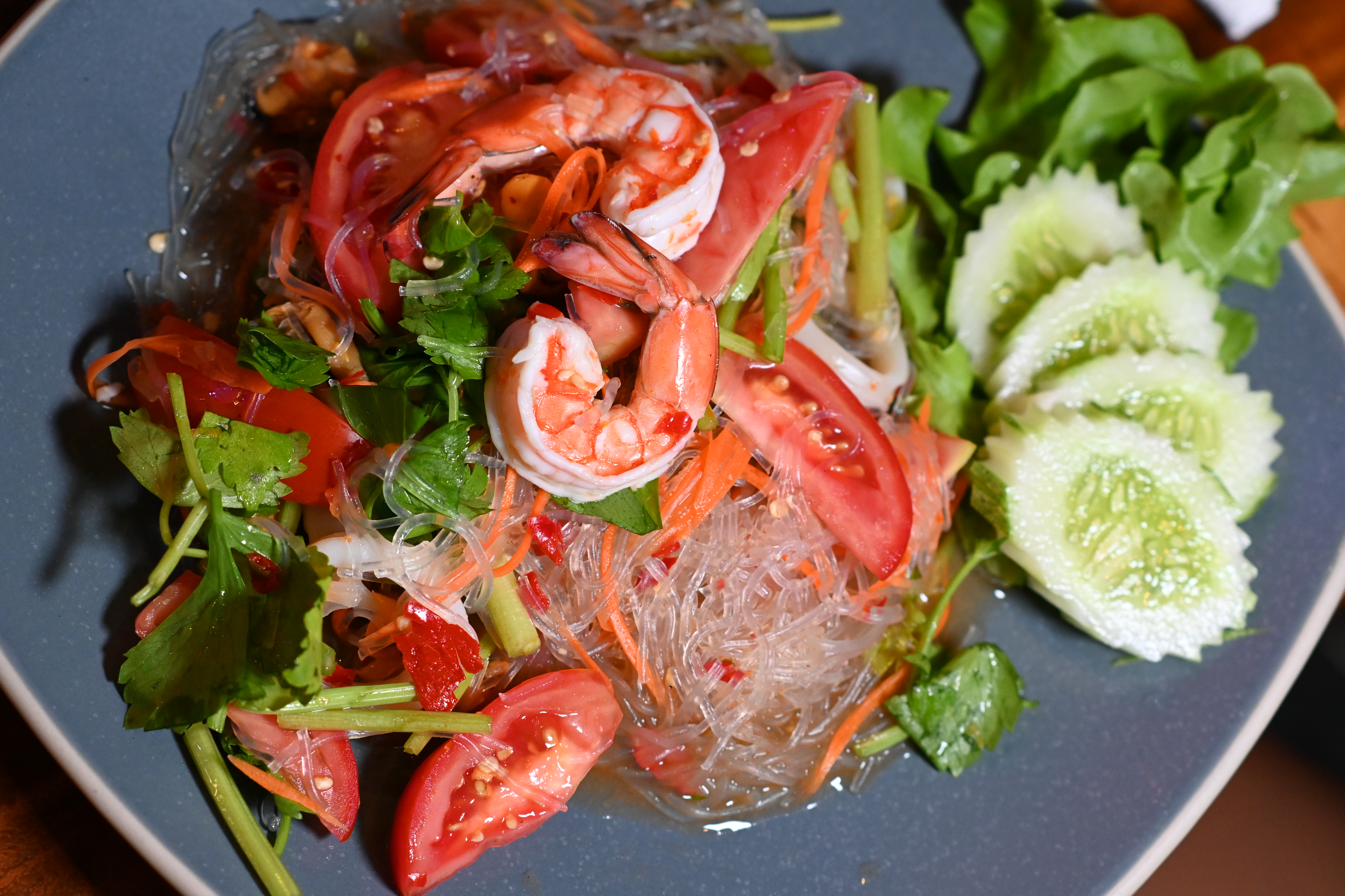 Salade de crevettes à la thaï