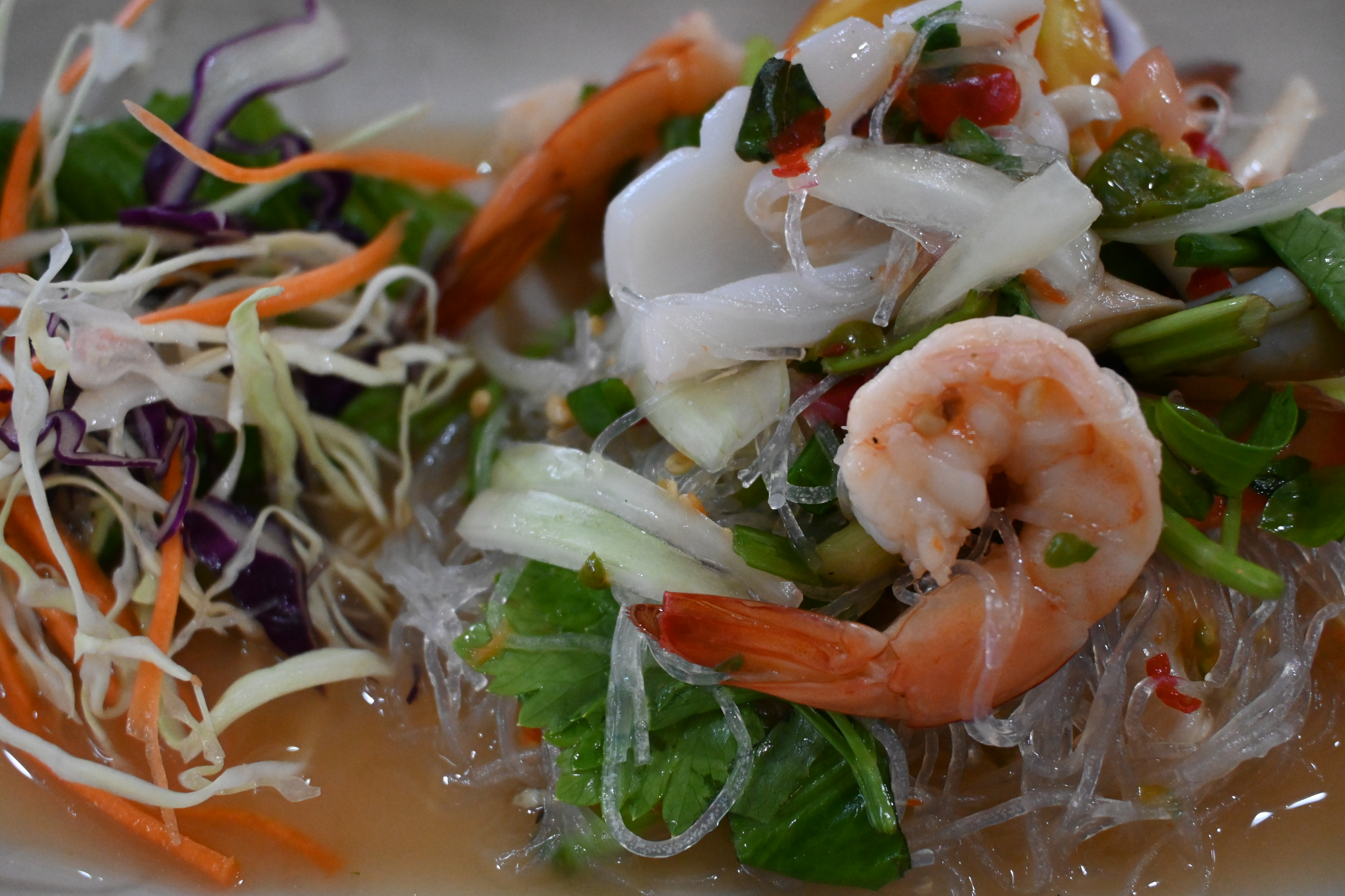 Salade de crevettes à la thaï