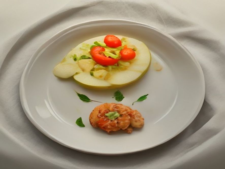 Salade de fenouil, pomme et noix