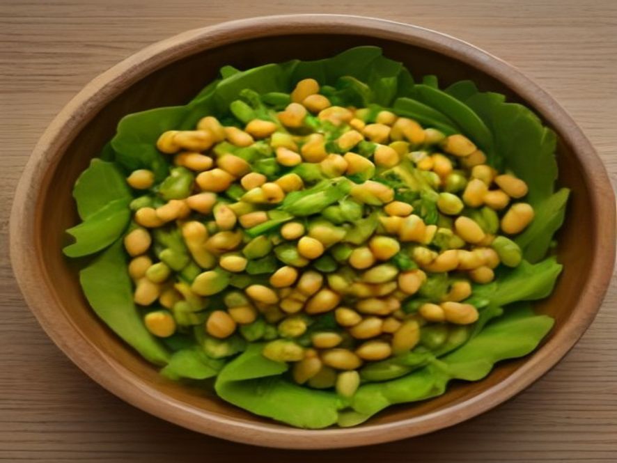 Salade de haricots verts et amandes