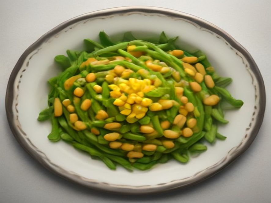 Salade de haricots verts et amandes