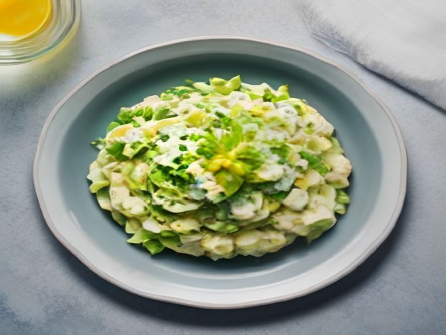 Salade de mâche aux noix et roquefort