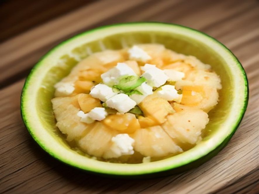 Salade de melon et feta