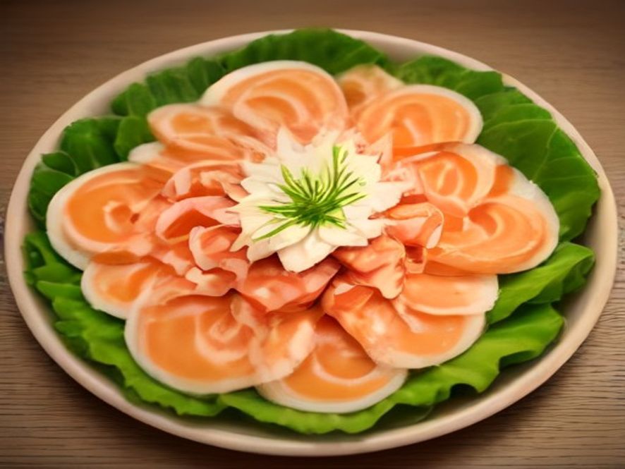Salade de pâtes froides au saumon fumé