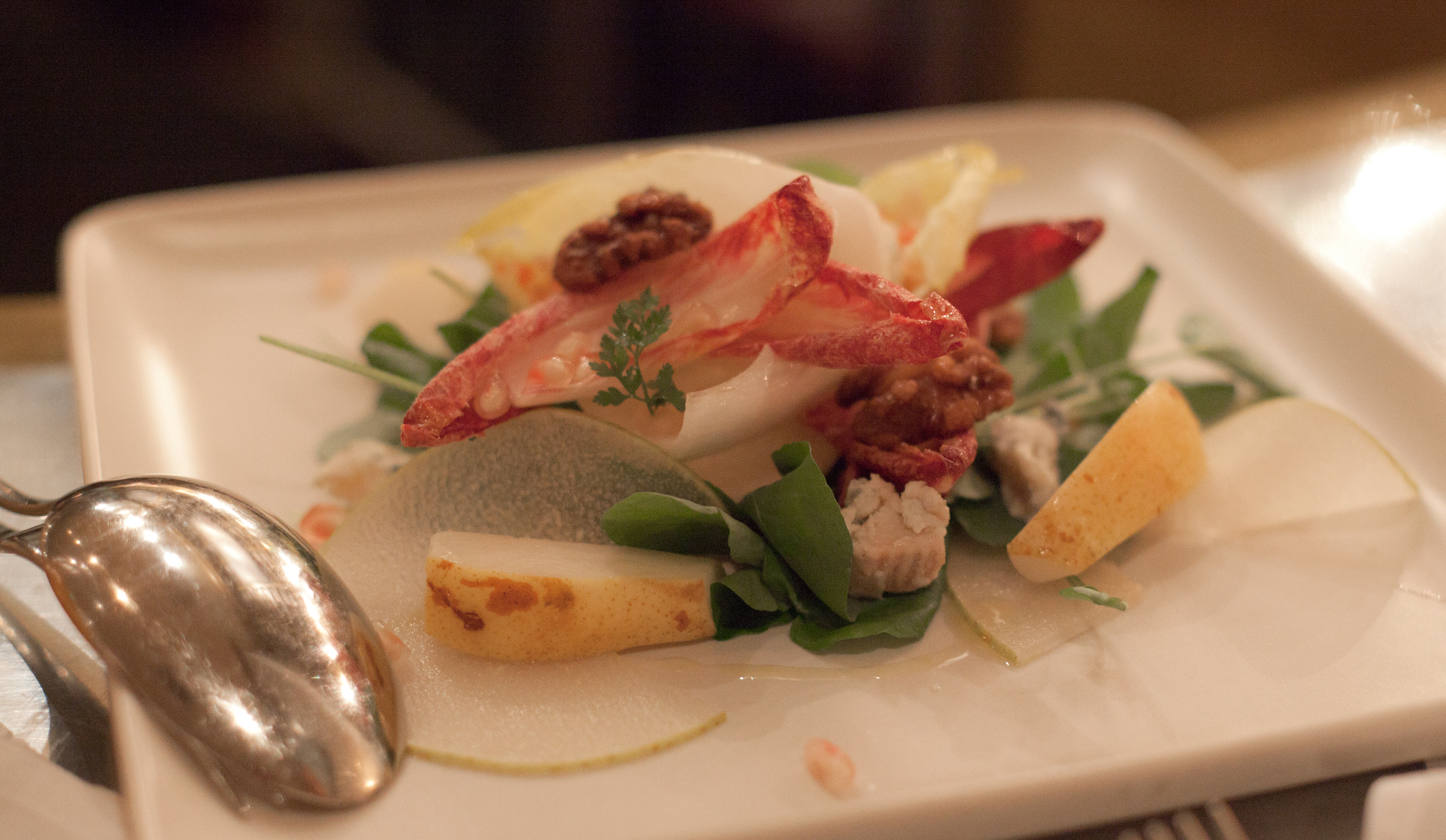 Salade de poires et gorgonzola