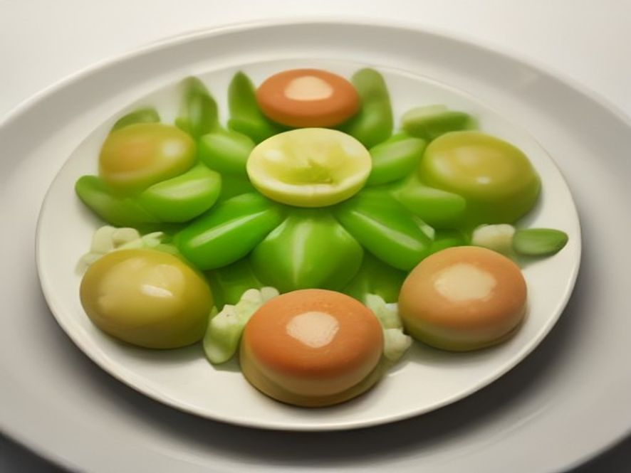 Salade de pois gourmands croquants
