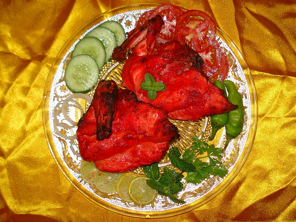 Salade de poulet tandoori et mangue