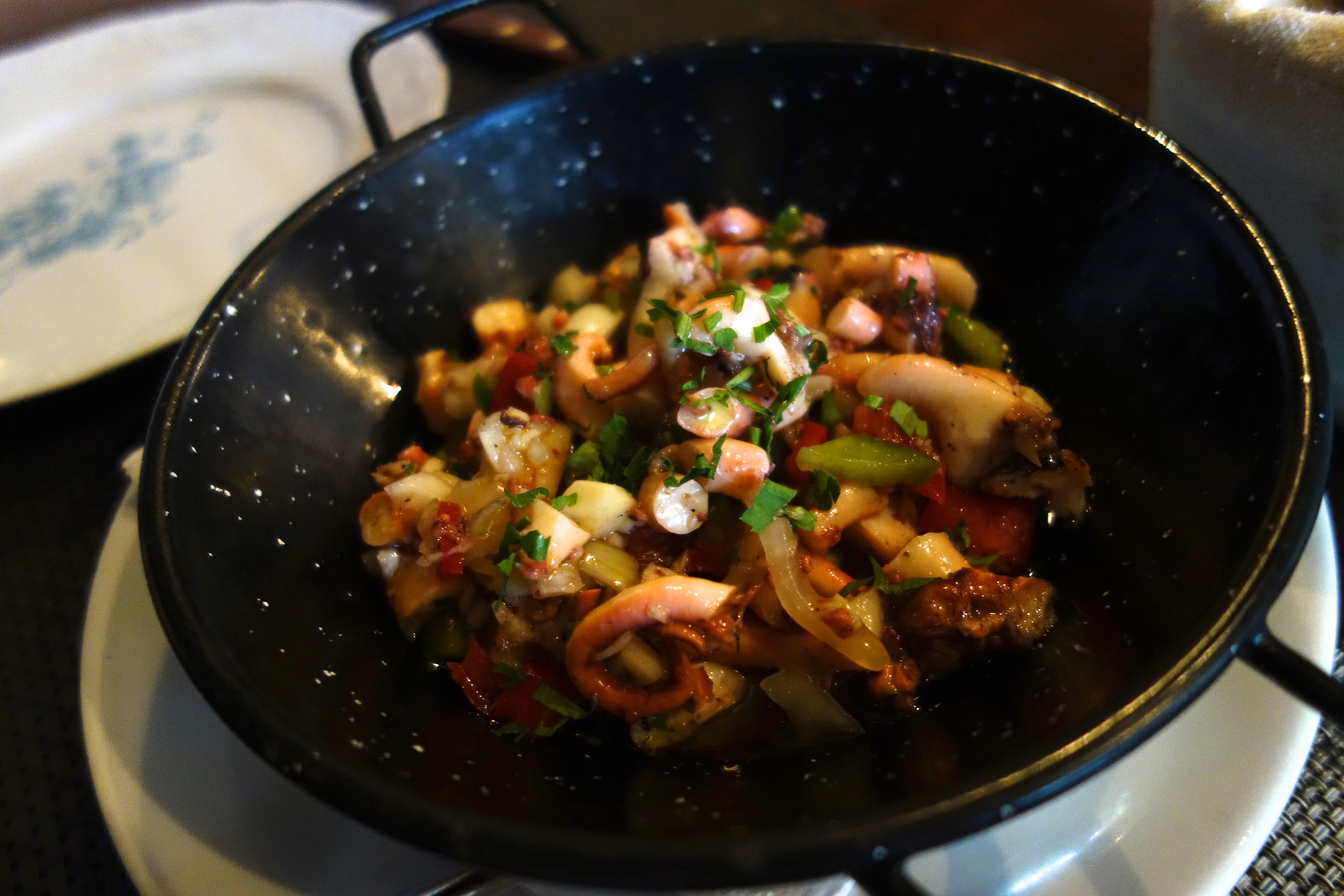 Salade de poulpe à la portugaise
