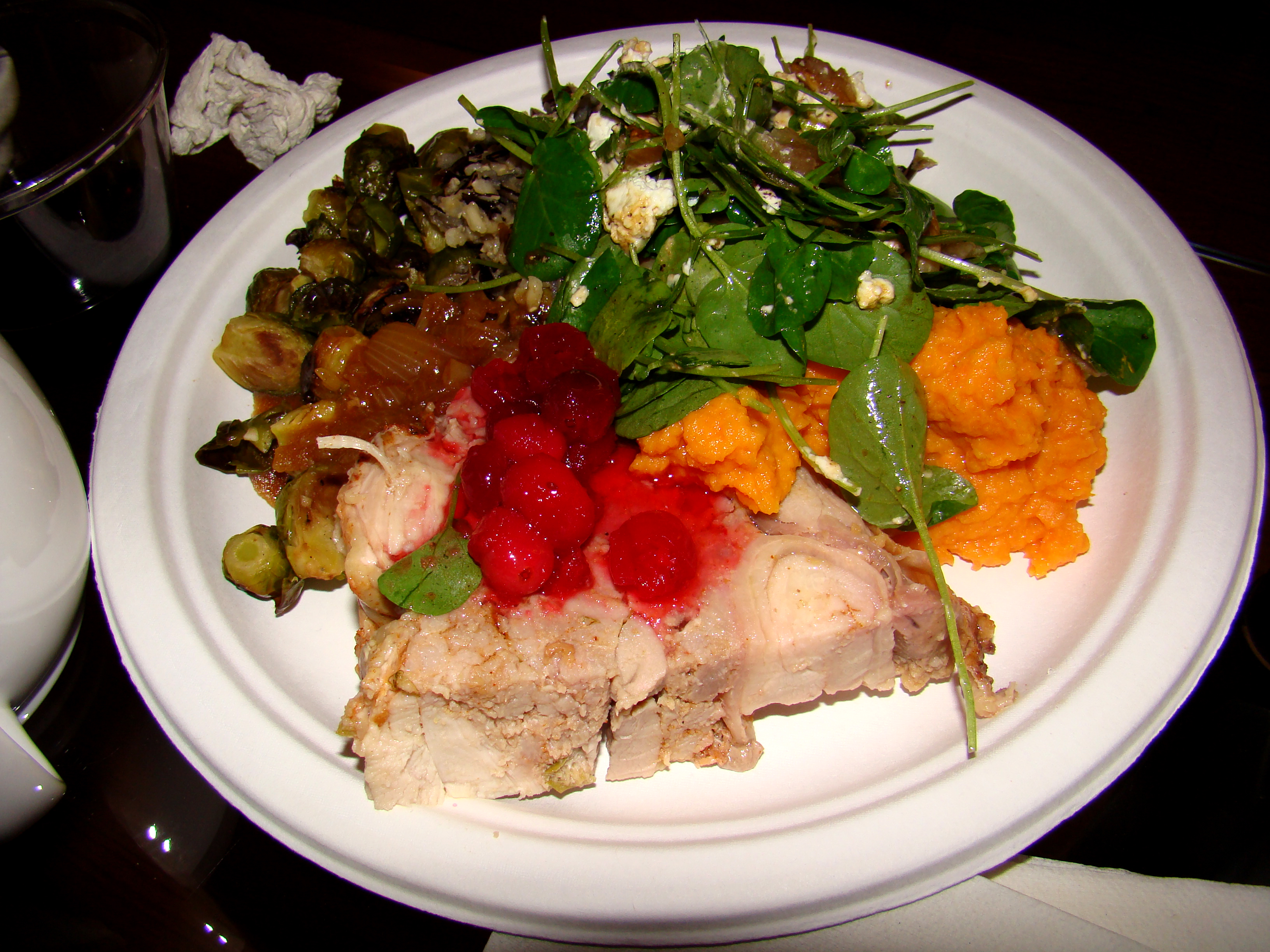 Salade de pousses de roquette et figues