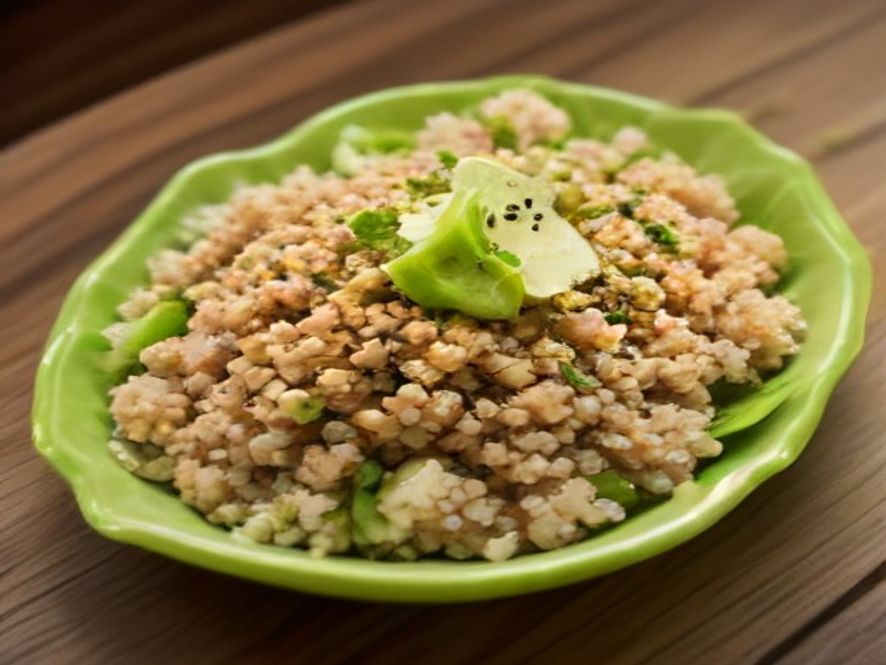 Salade de quinoa aux herbes et grenade