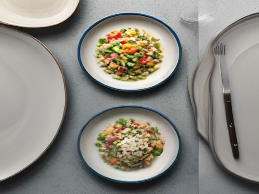 Salade de riz complet aux légumes croquants