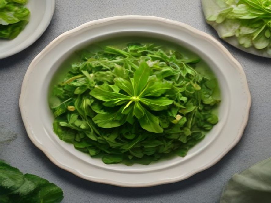 Salade de roquette, poire et noix