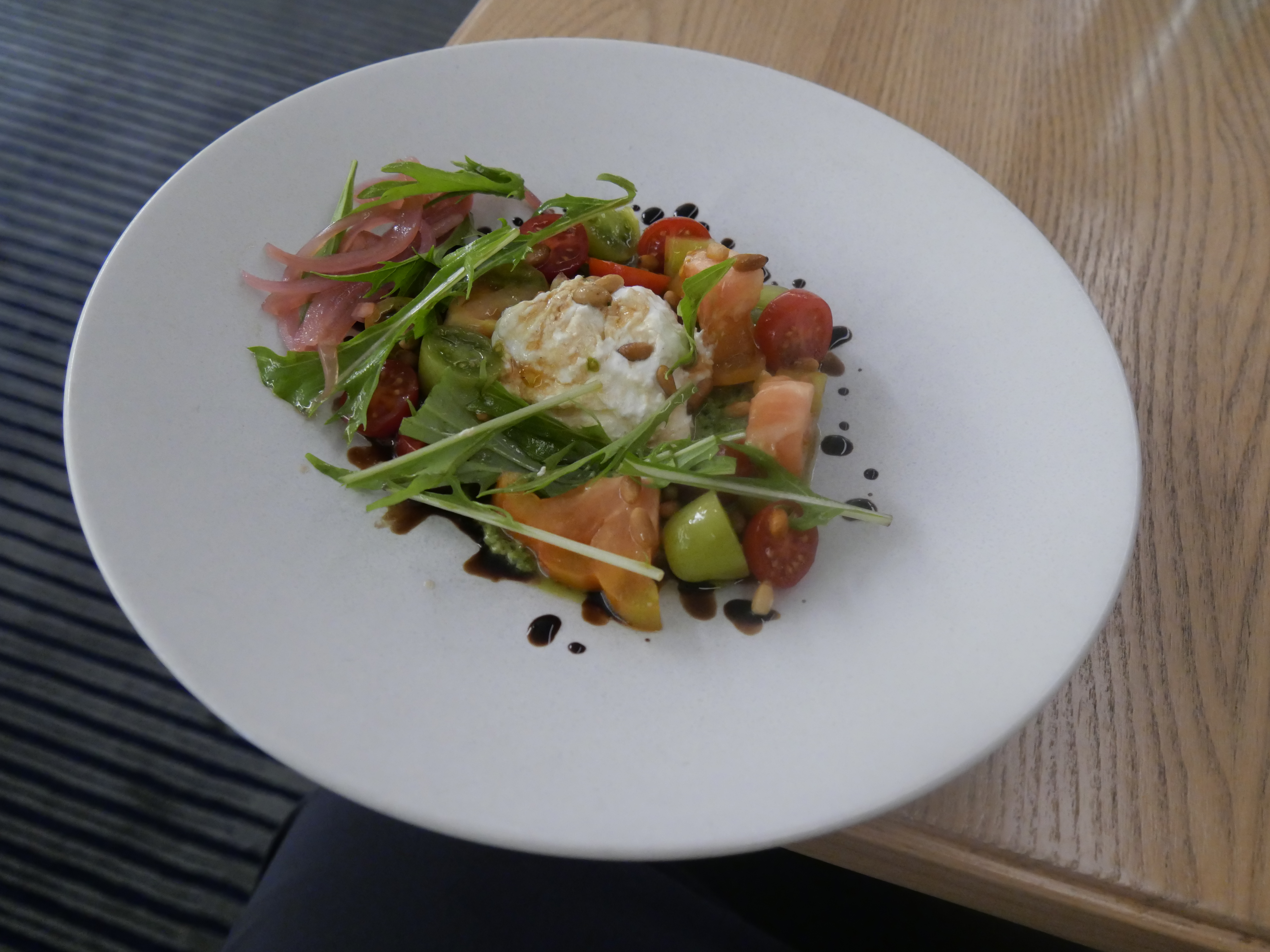 Salade de tomates et burrata