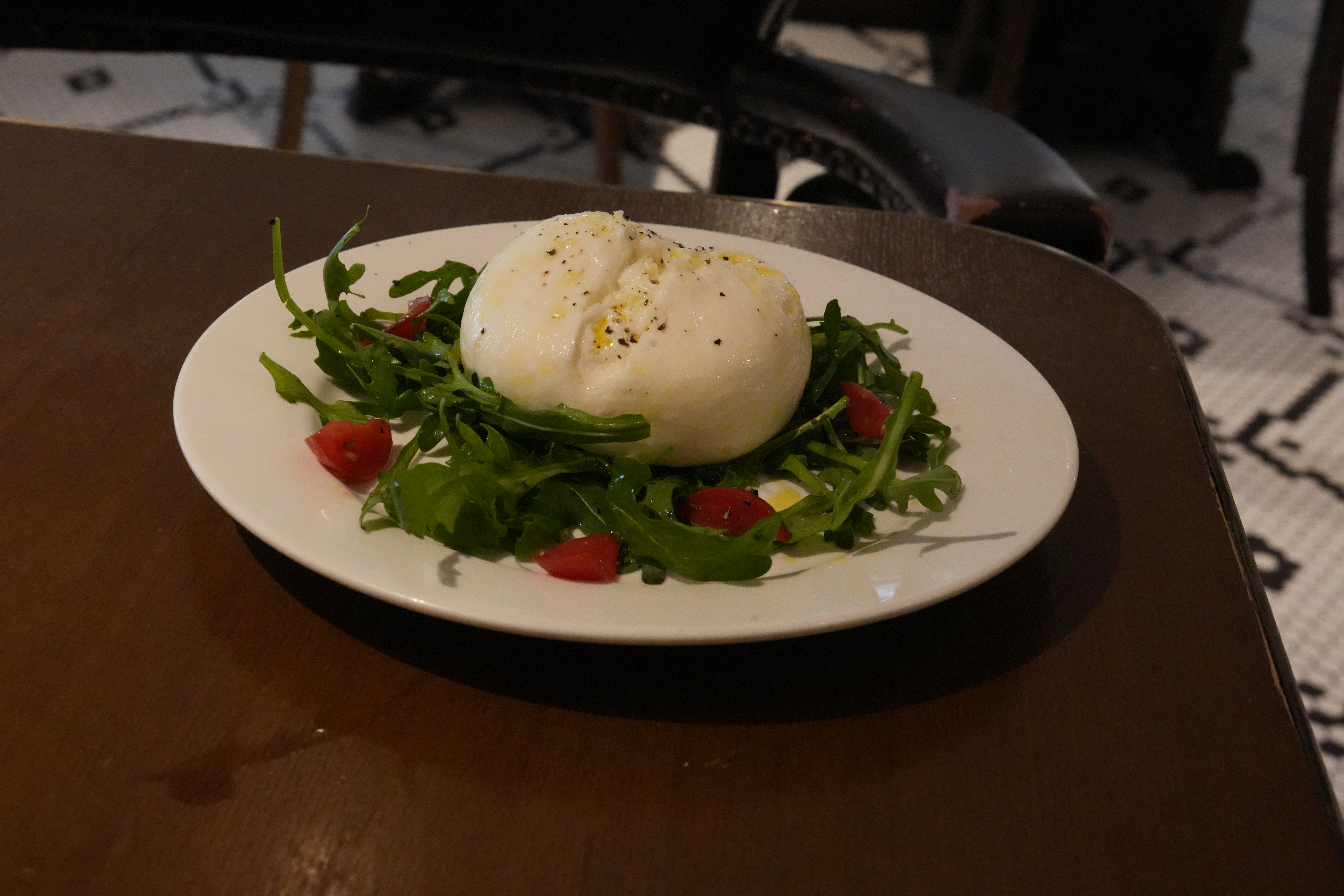 Salade de tomates et burrata