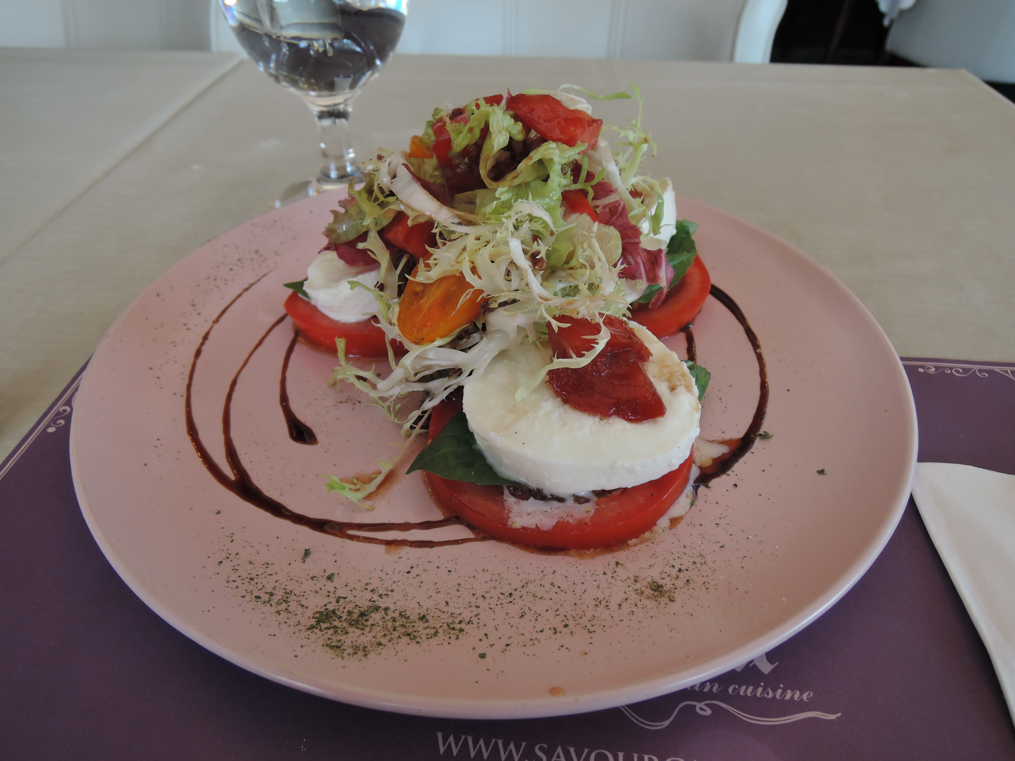 Salade de tomates mozzarella