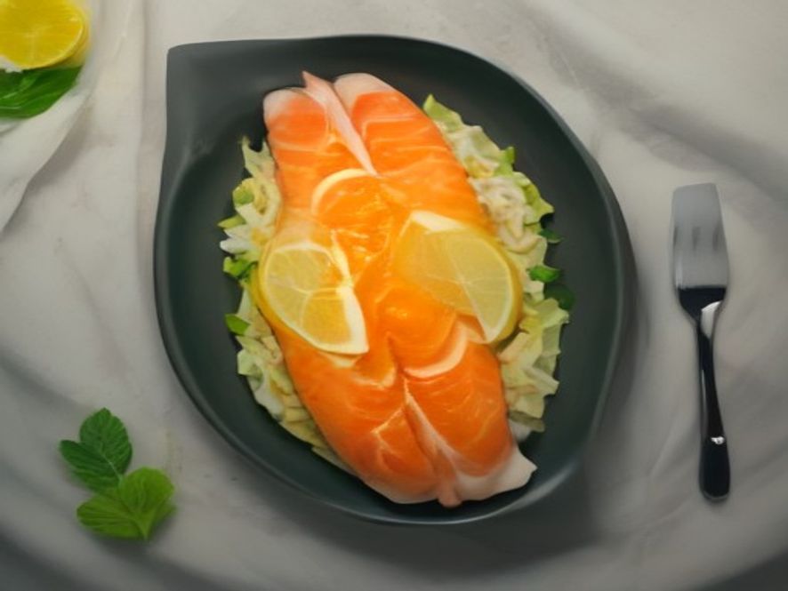 Saumon en papillote au citron et aneth