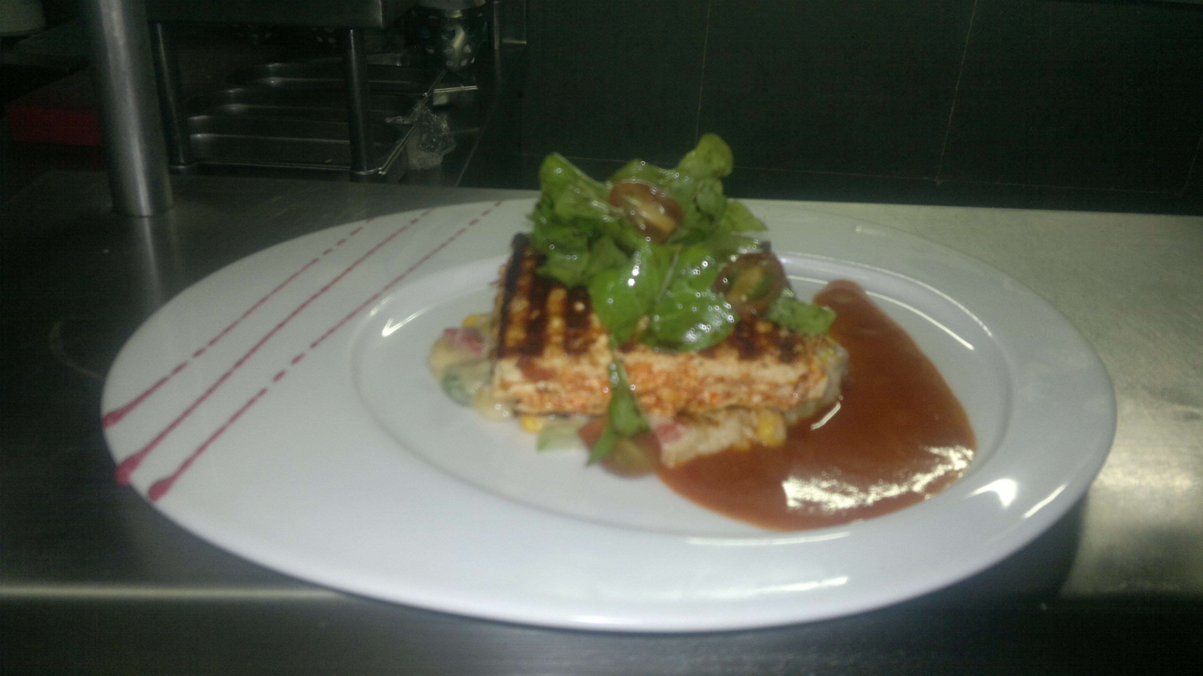 Saumon grillé au citron