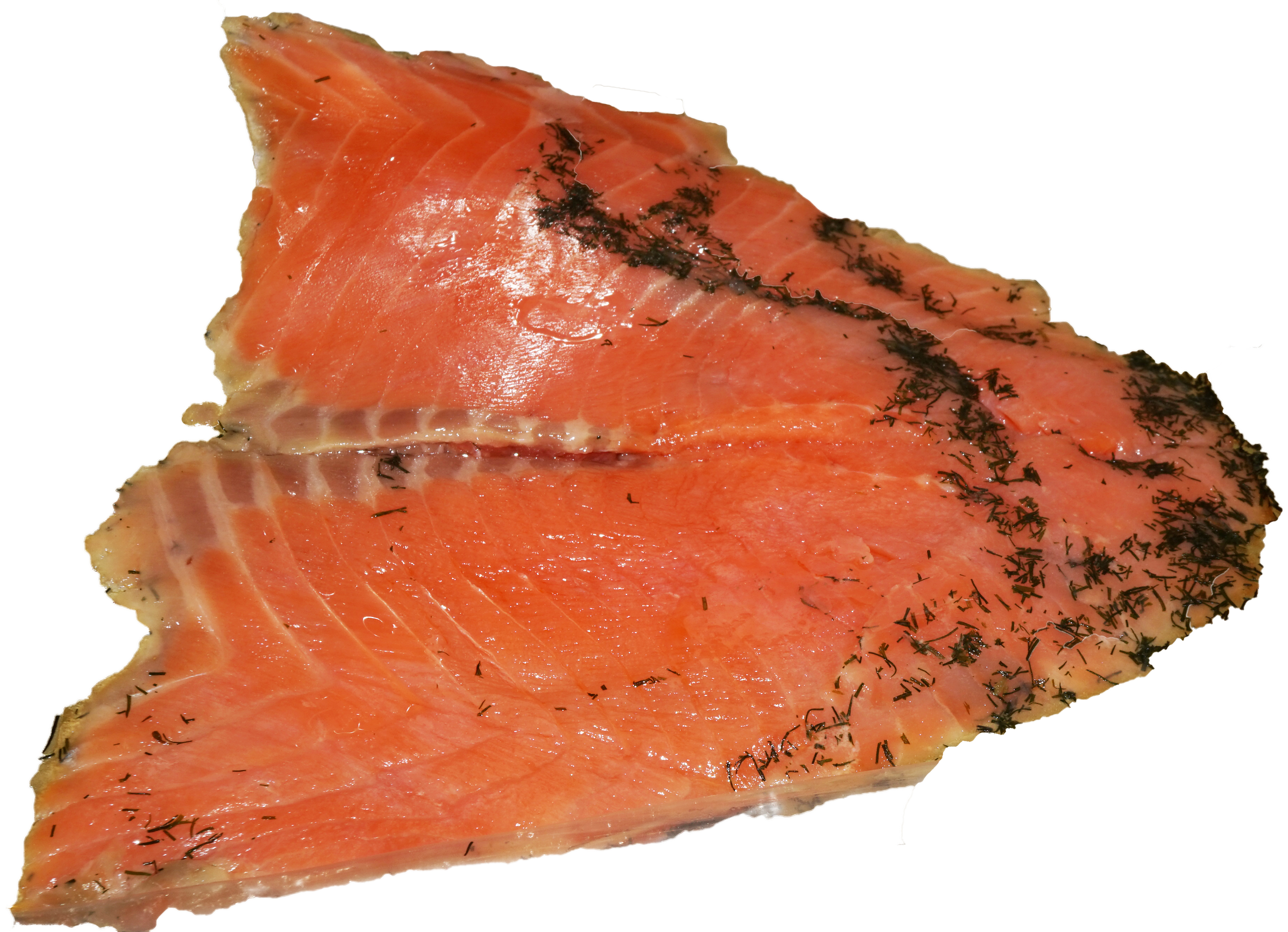 Saumon mariné façon gravlax