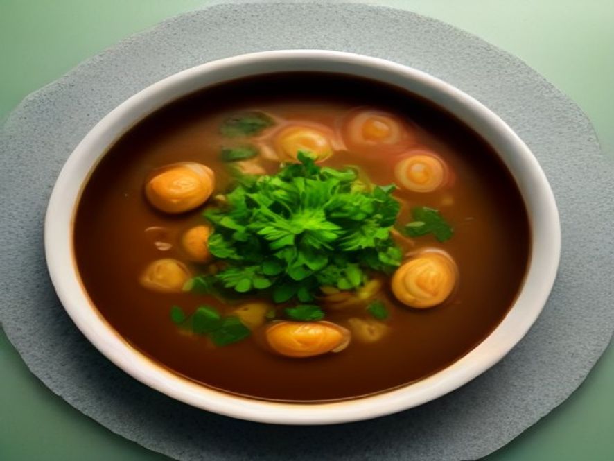Soupe de moules au curry
