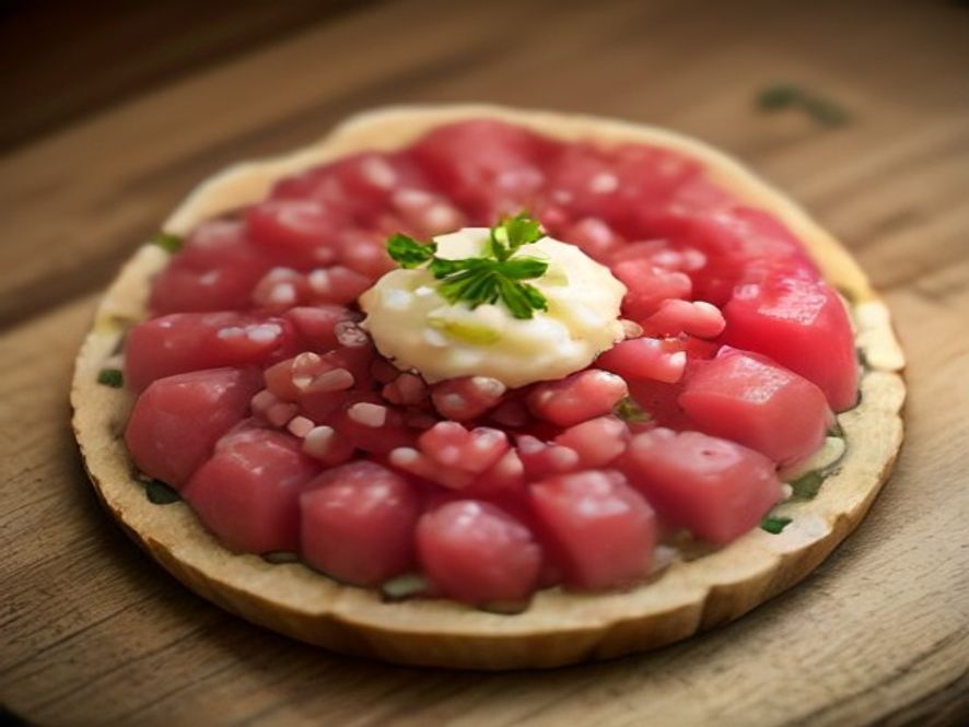 Tartare de betterave aux noix