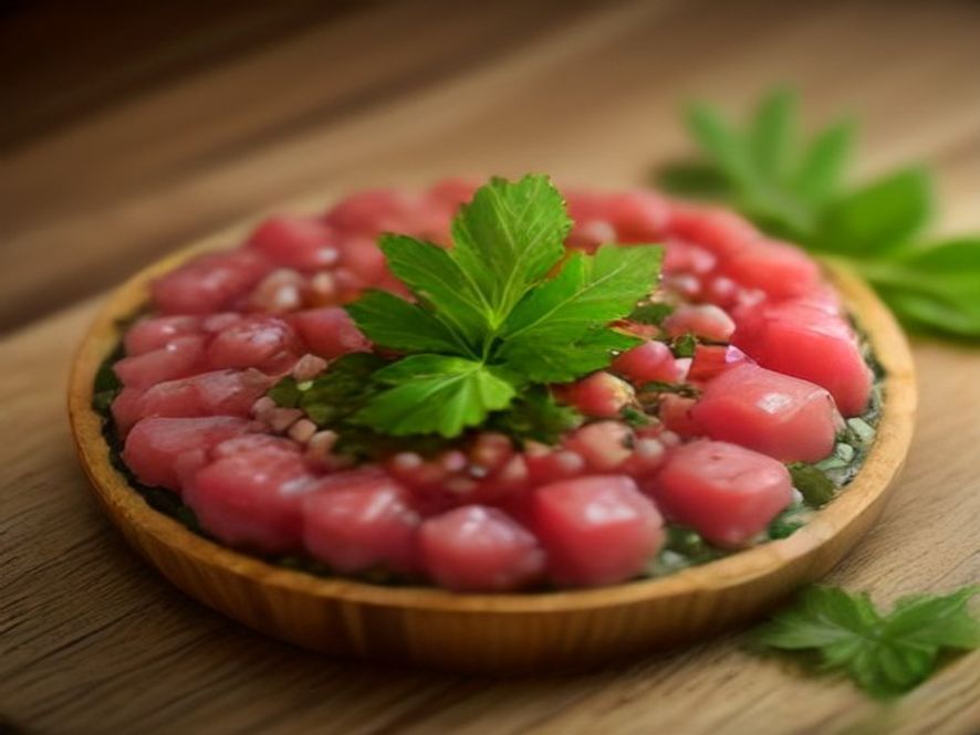 Tartare de concombre et menthe