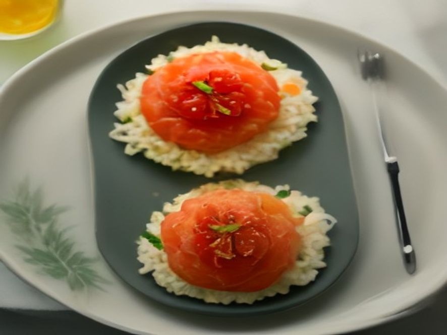 Tartare de saumon frais