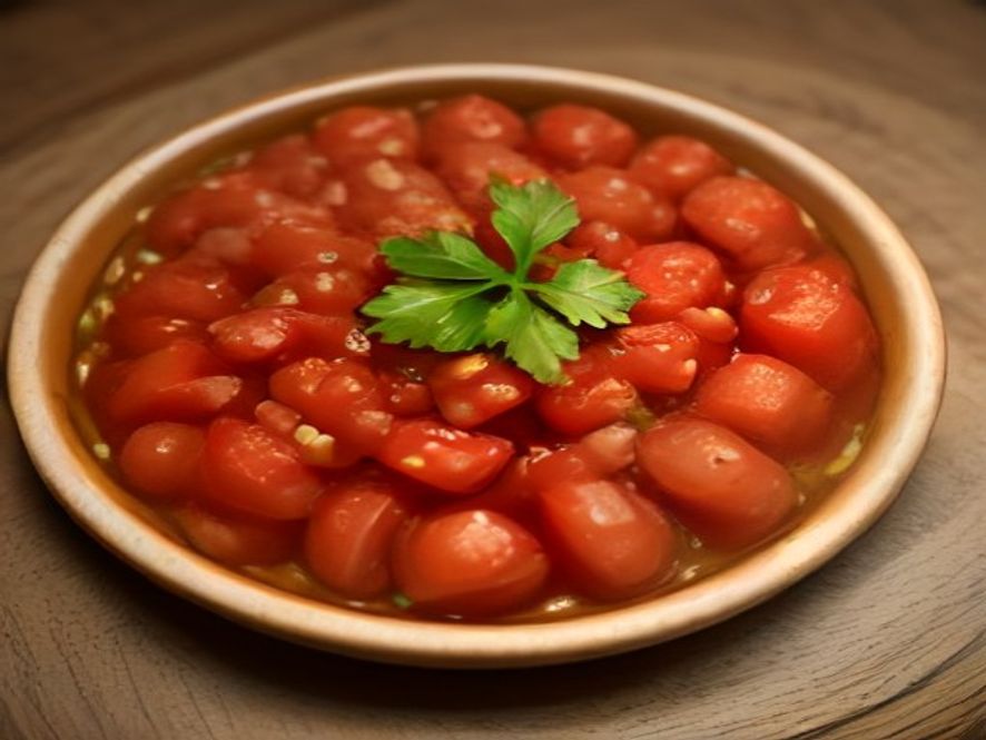 Tartare de tomates anciennes