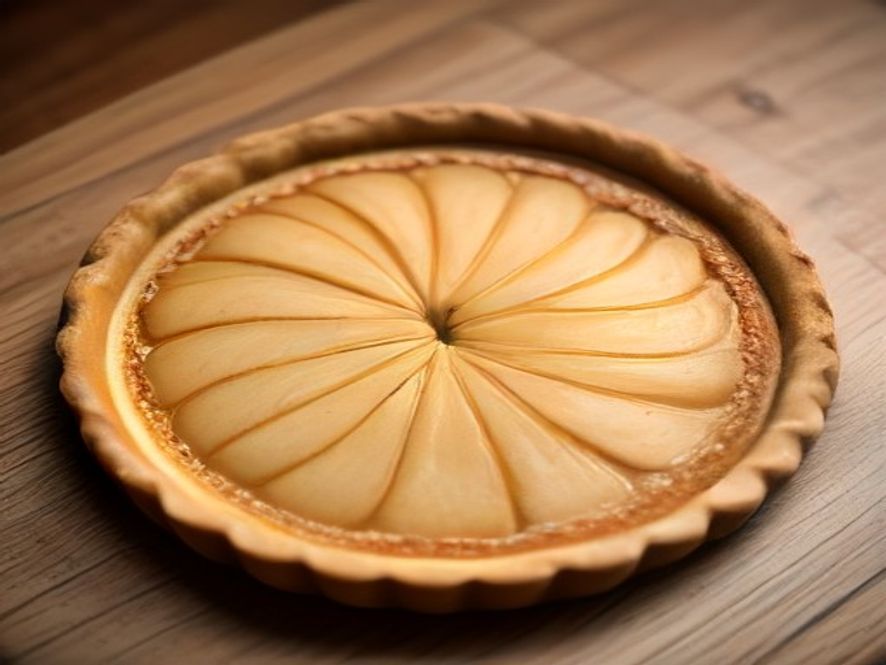 Tarte à l'oignon caramélisé et comté