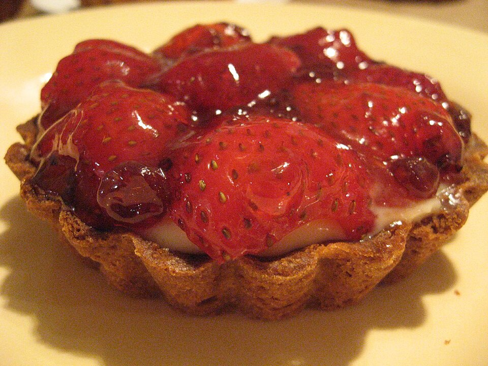 Tarte aux fraises et crème pâtissière