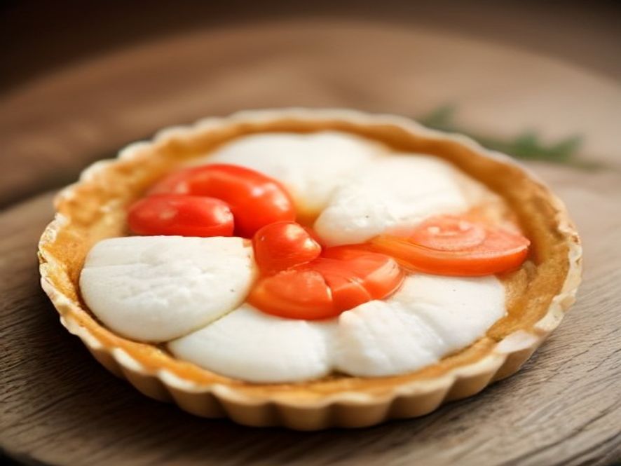 Tarte aux légumes d'été et chèvre