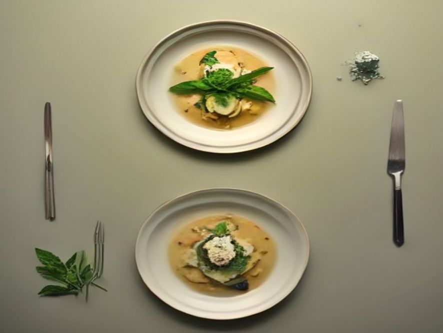 Tarte fine aux courgettes et menthe