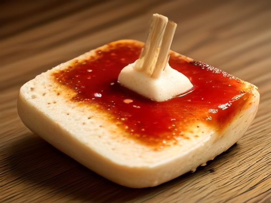 Tofu mariné grillé au sésame